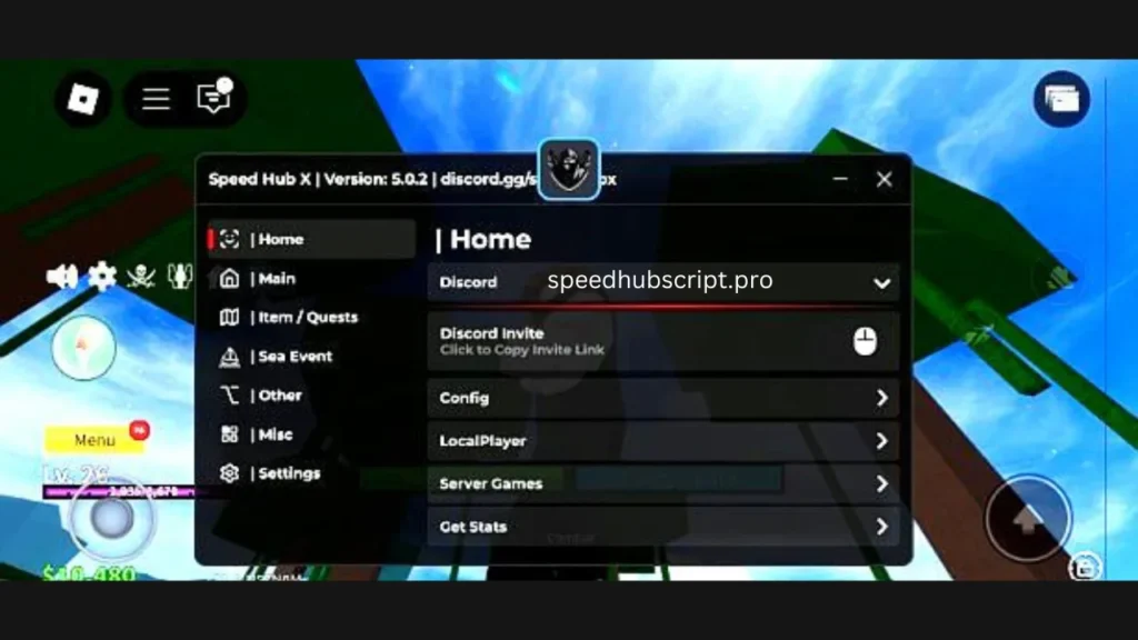 Speed Hub script